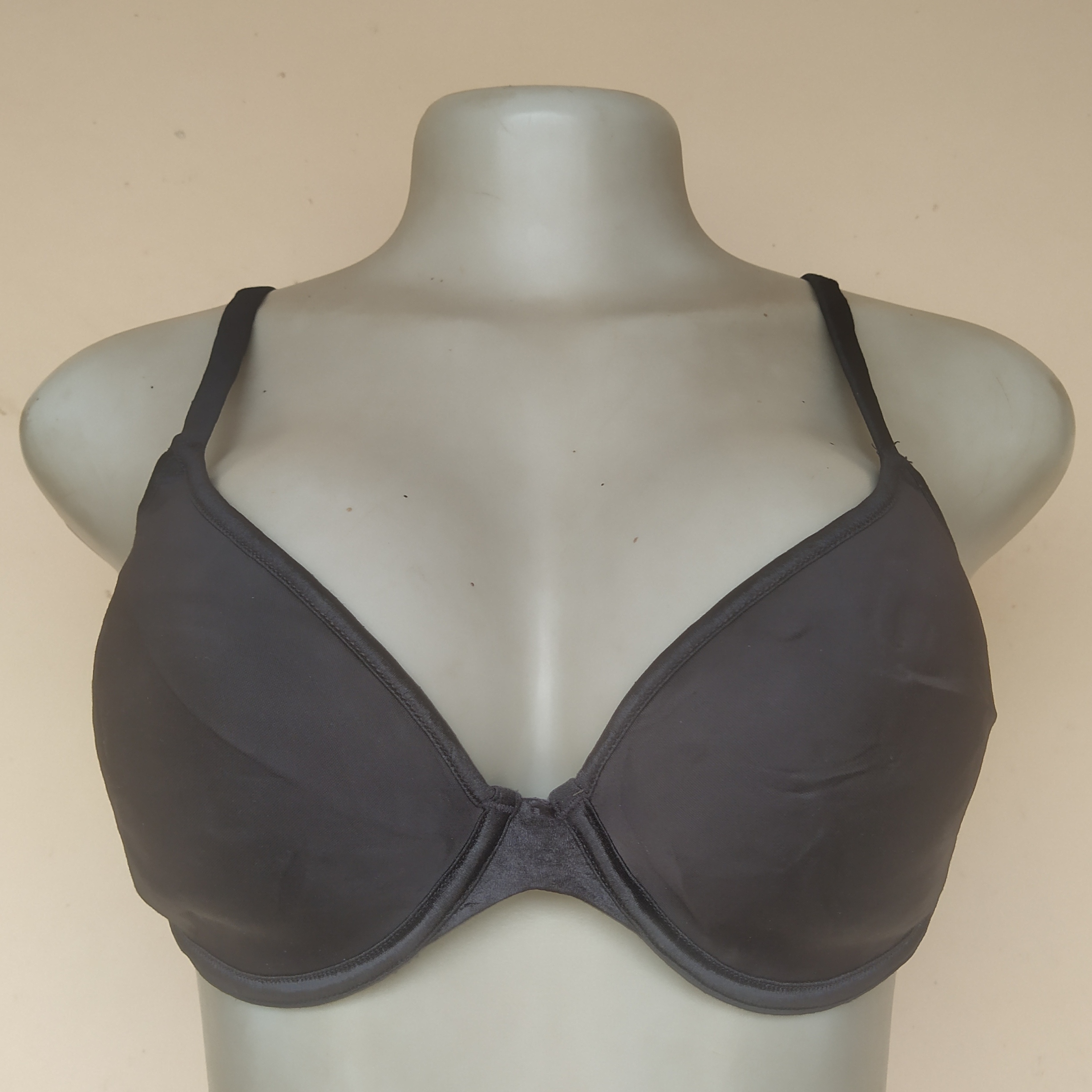 34C- M and S Black Styrofoam  Non Padded Bra