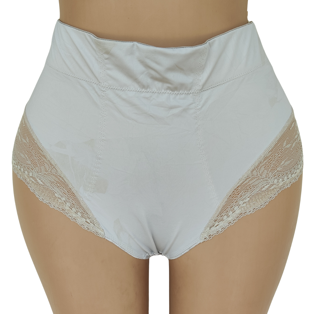 UK 14 - Dunnes Brown Lace Mix Control Pant