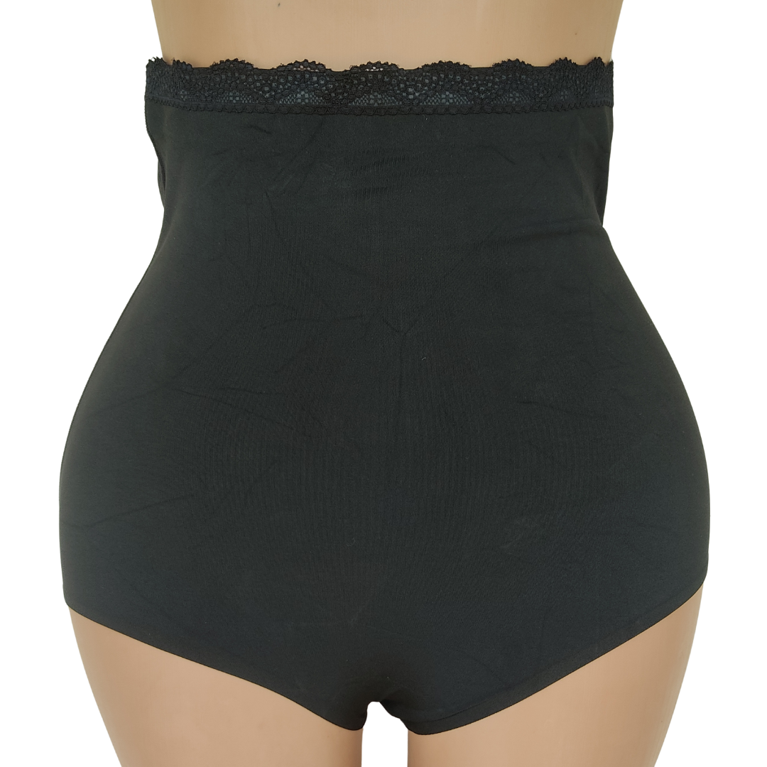 UK 16 - Unbranded Black High Waist Seamless Control Pant[Tagged L]