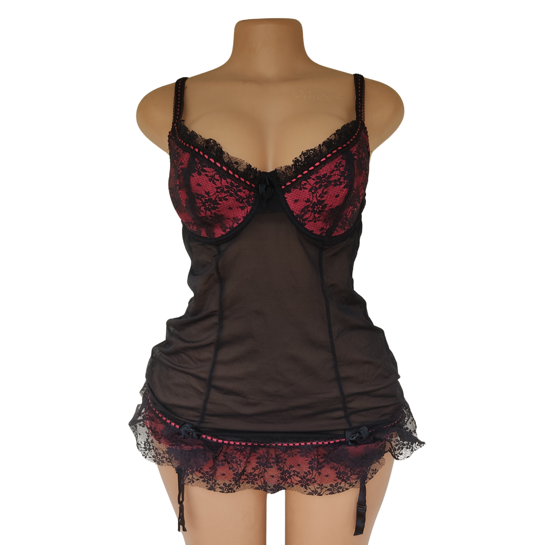 UK 12 - New Look Two Color Lingerie Slip[36C Cup]