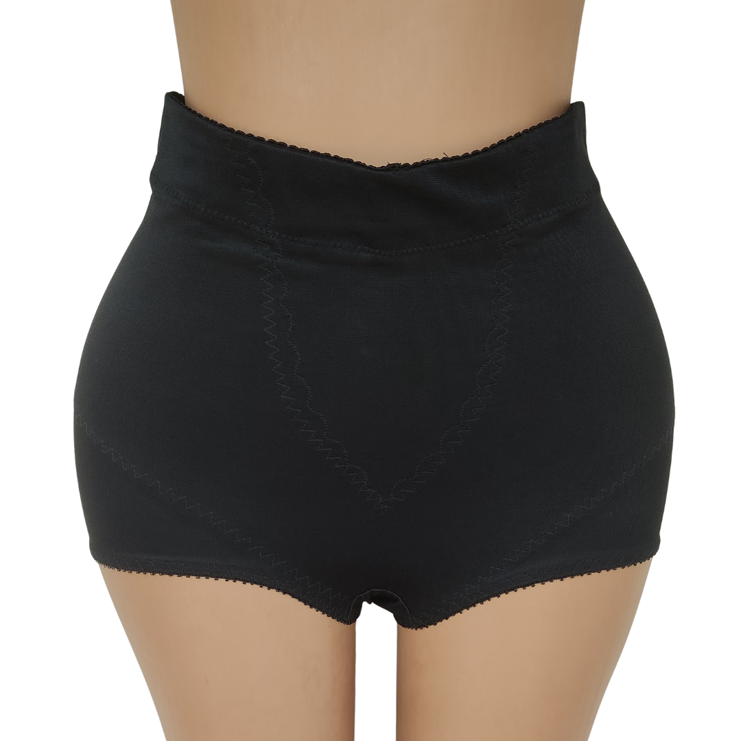 UK 14 - St Bernard Black Girdle Control Pant