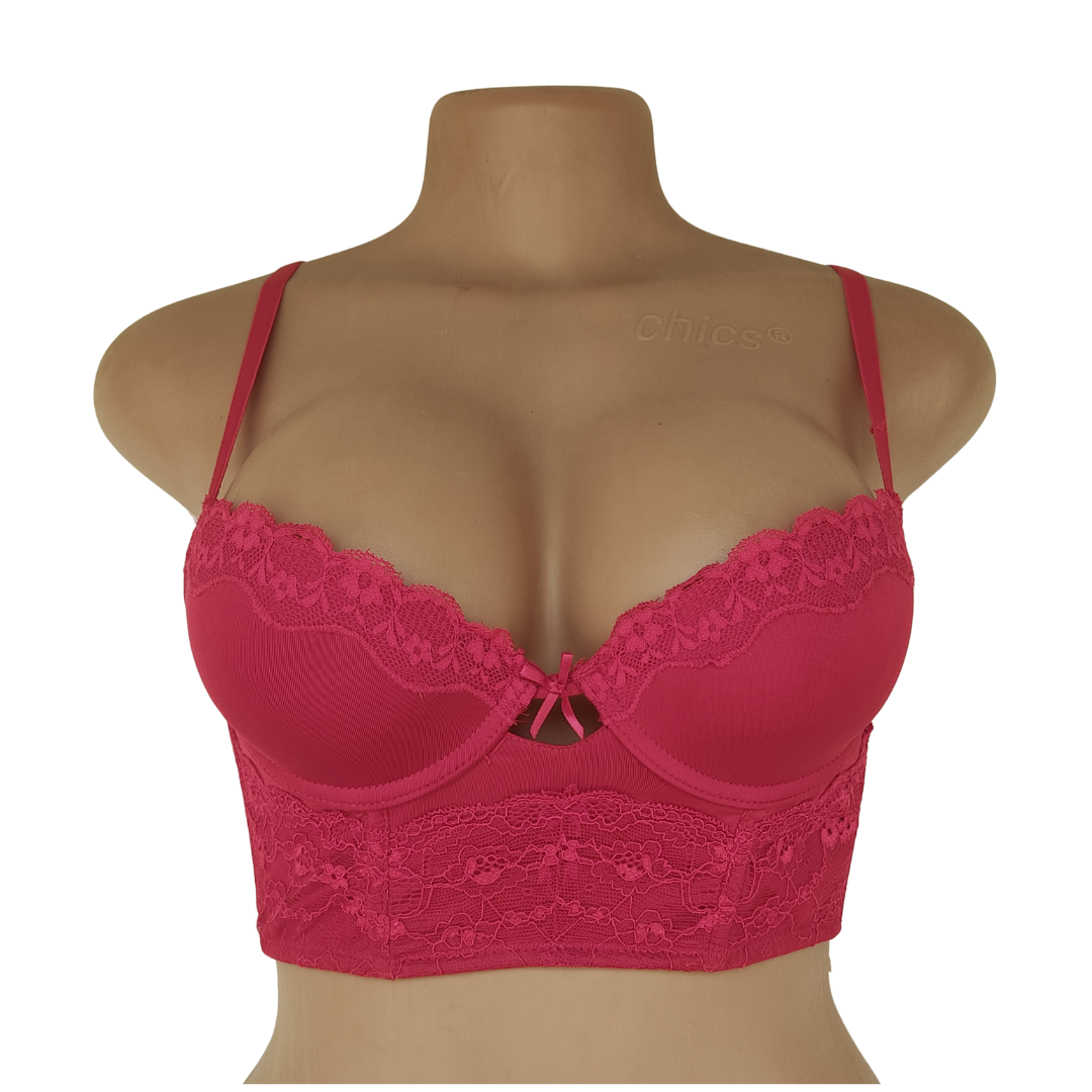 34A - Secret Possessions Red Longline Bra