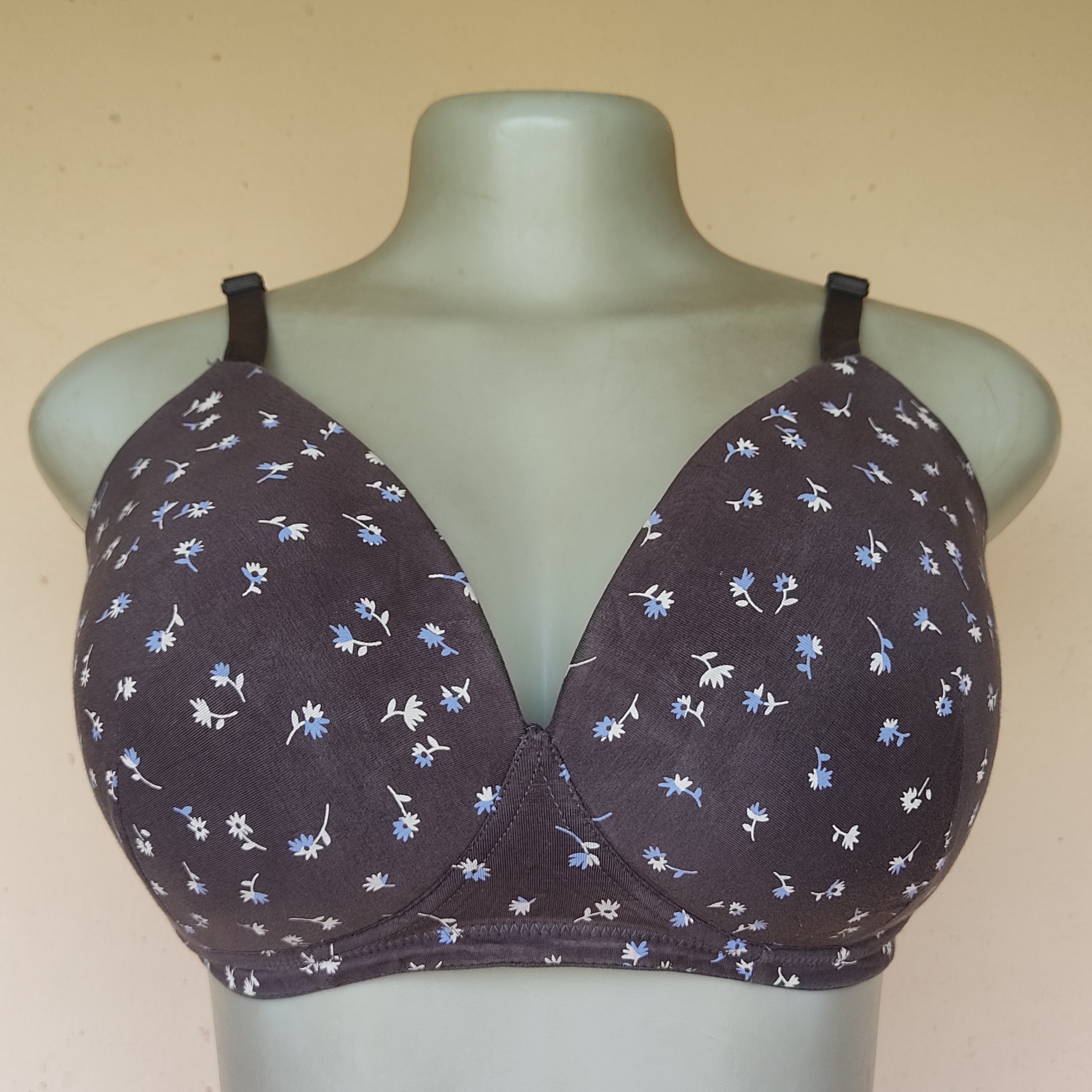 36DD - M and S Floral Print Non Wired Bra
