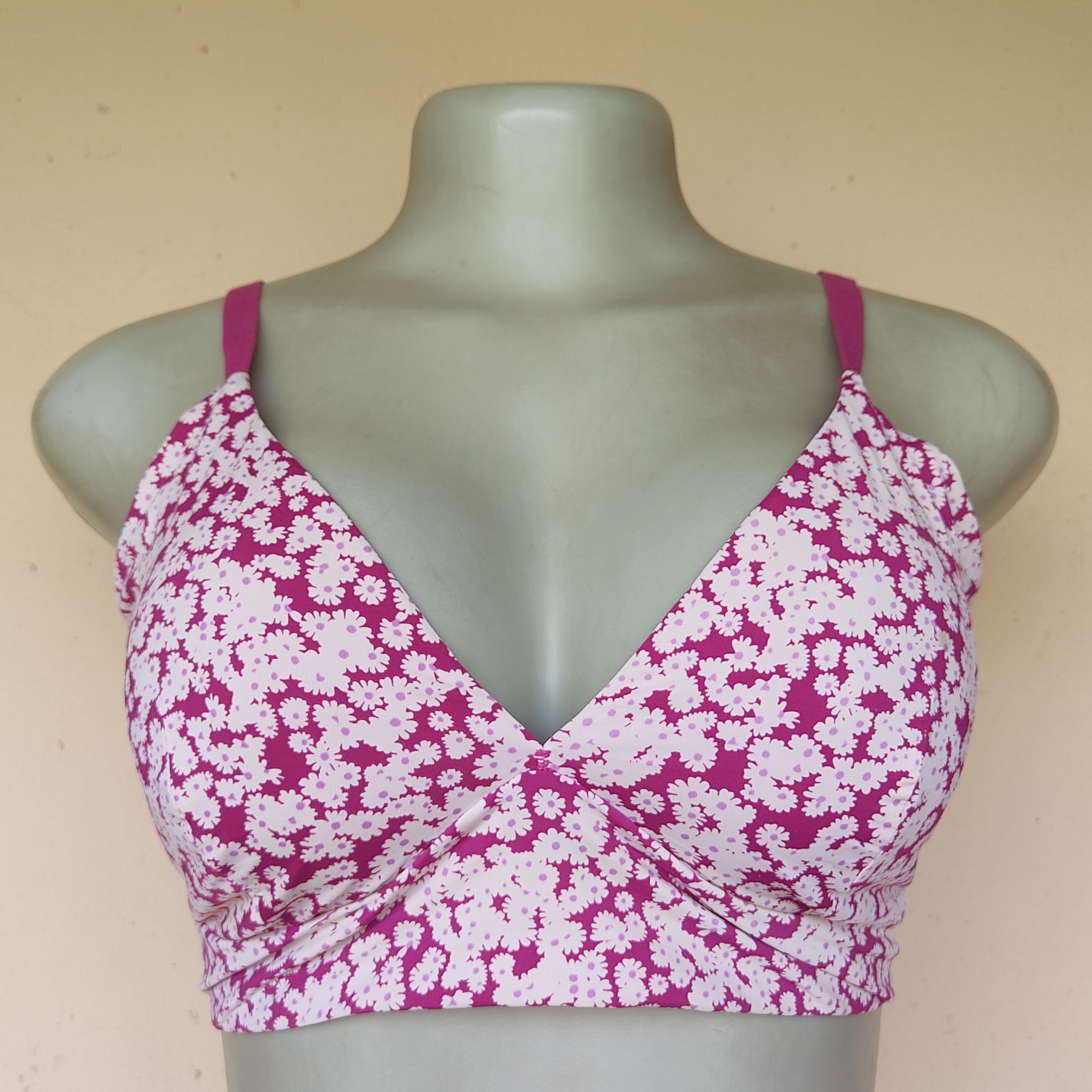 36D - M and S Floral Print Non Wired Non Padded Bra