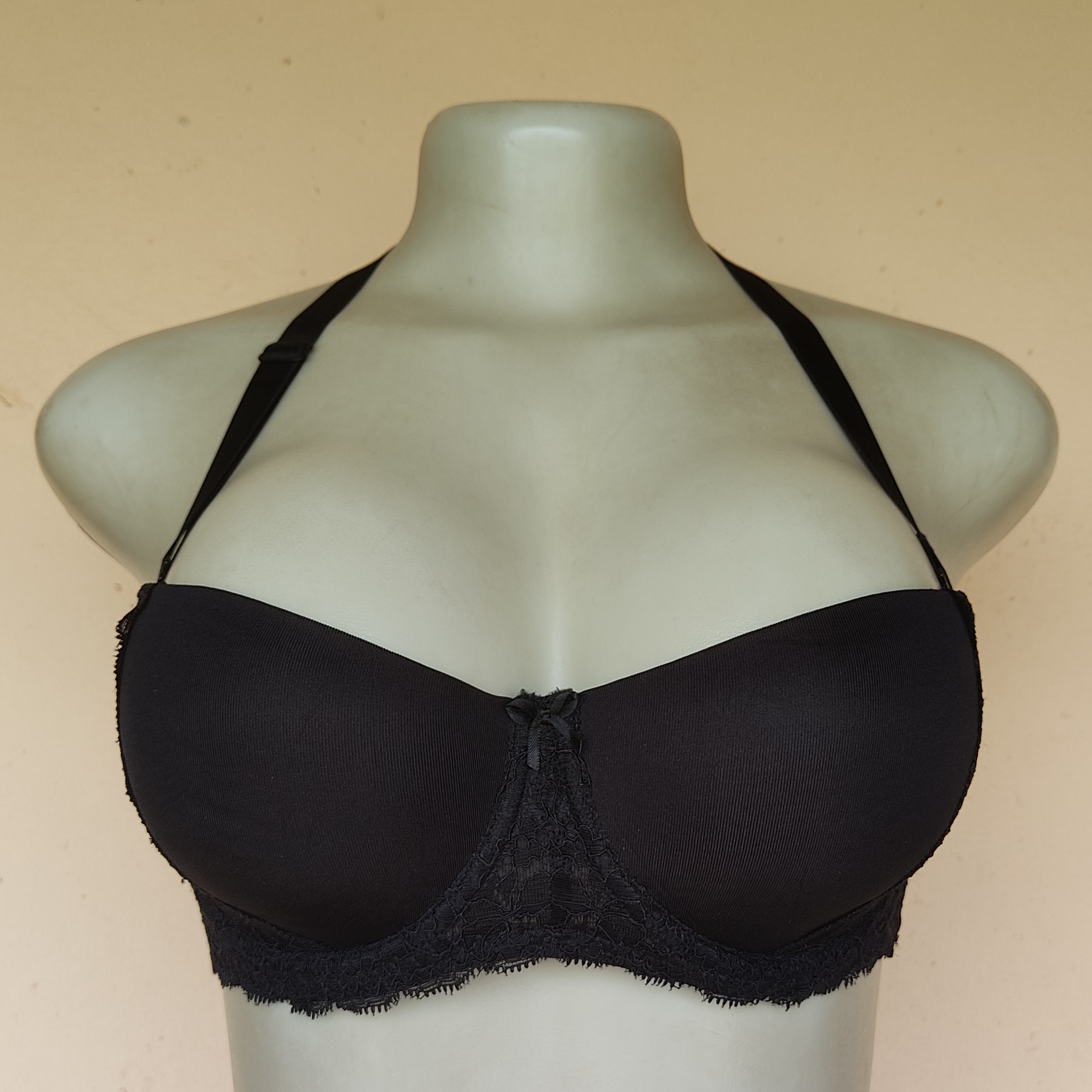 36B - Unbranded Black Balconette Light Padded Bra