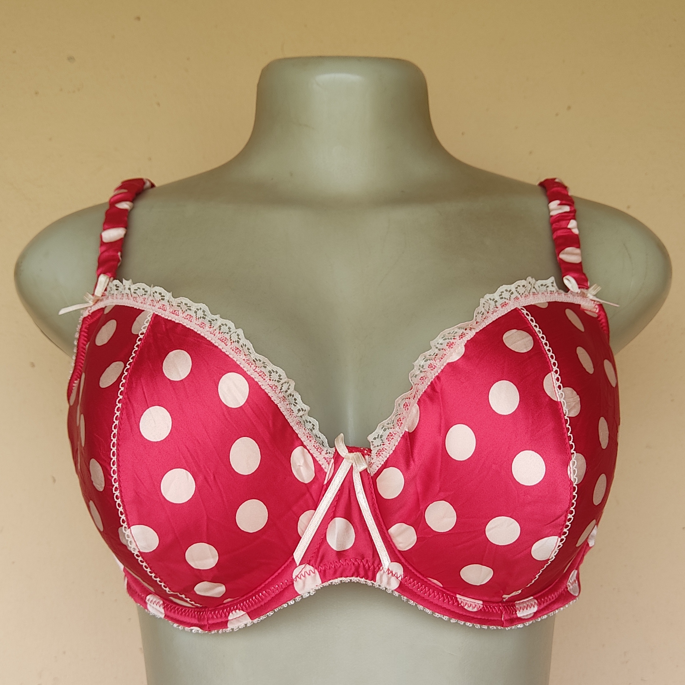 38DD - Ceriso Polka Dot Light Padded Bra