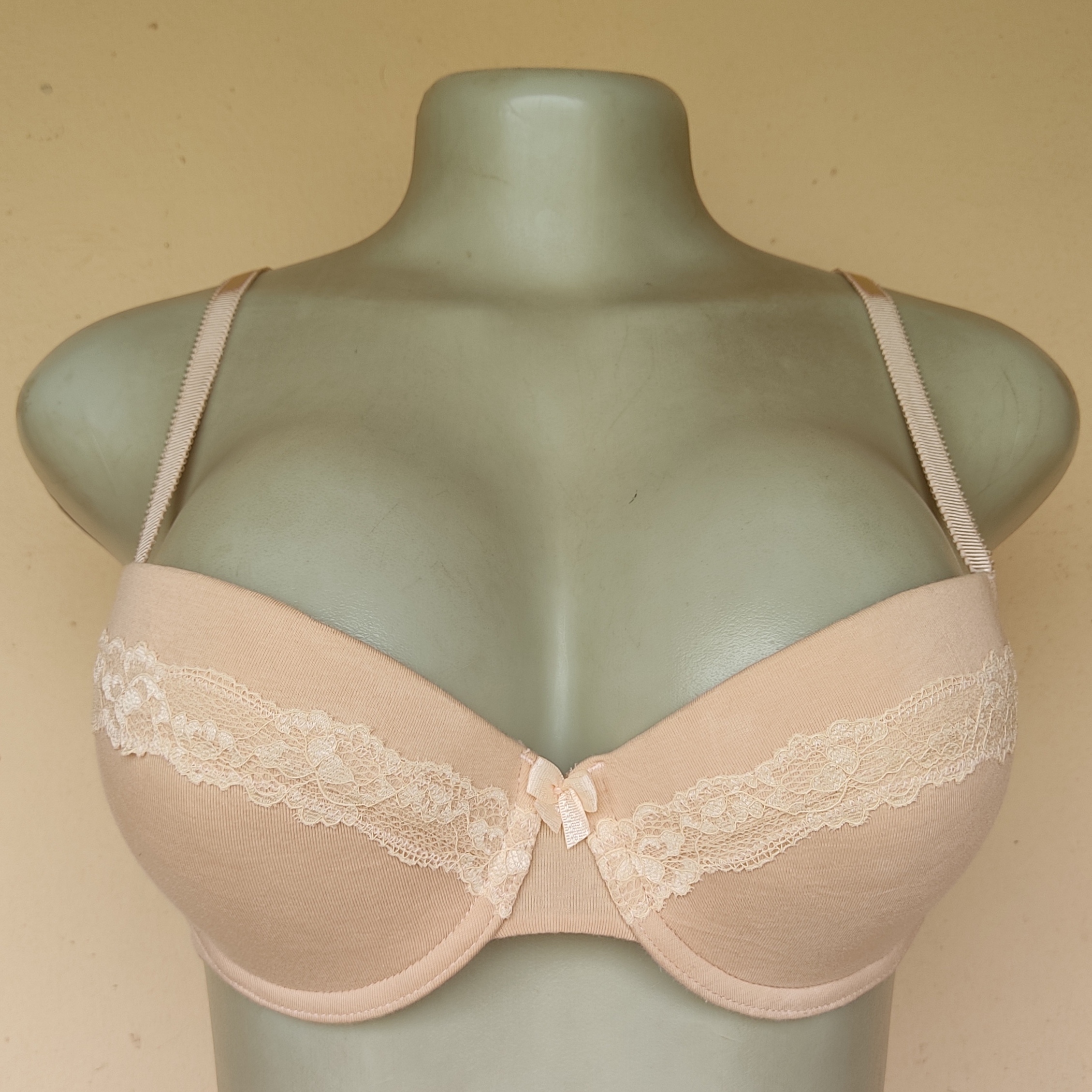34C - Next Brown Cotton Light Padded  Bra