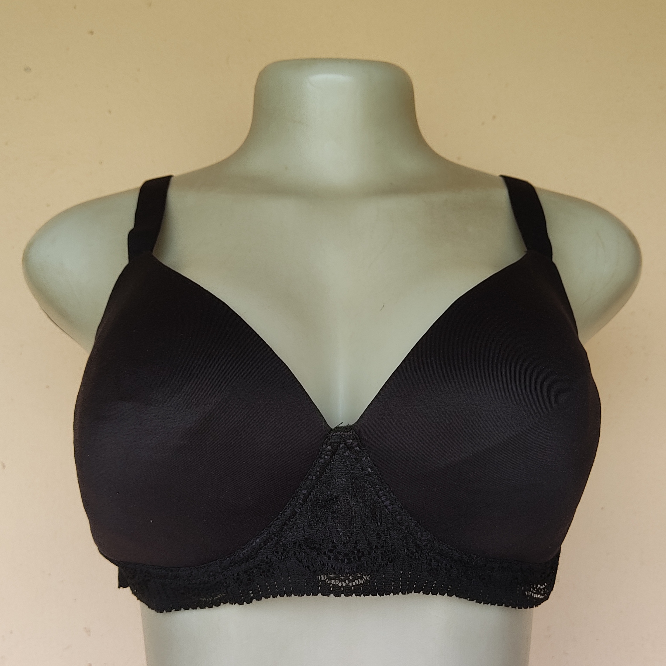 38B - M and S Black Non Wired Bra