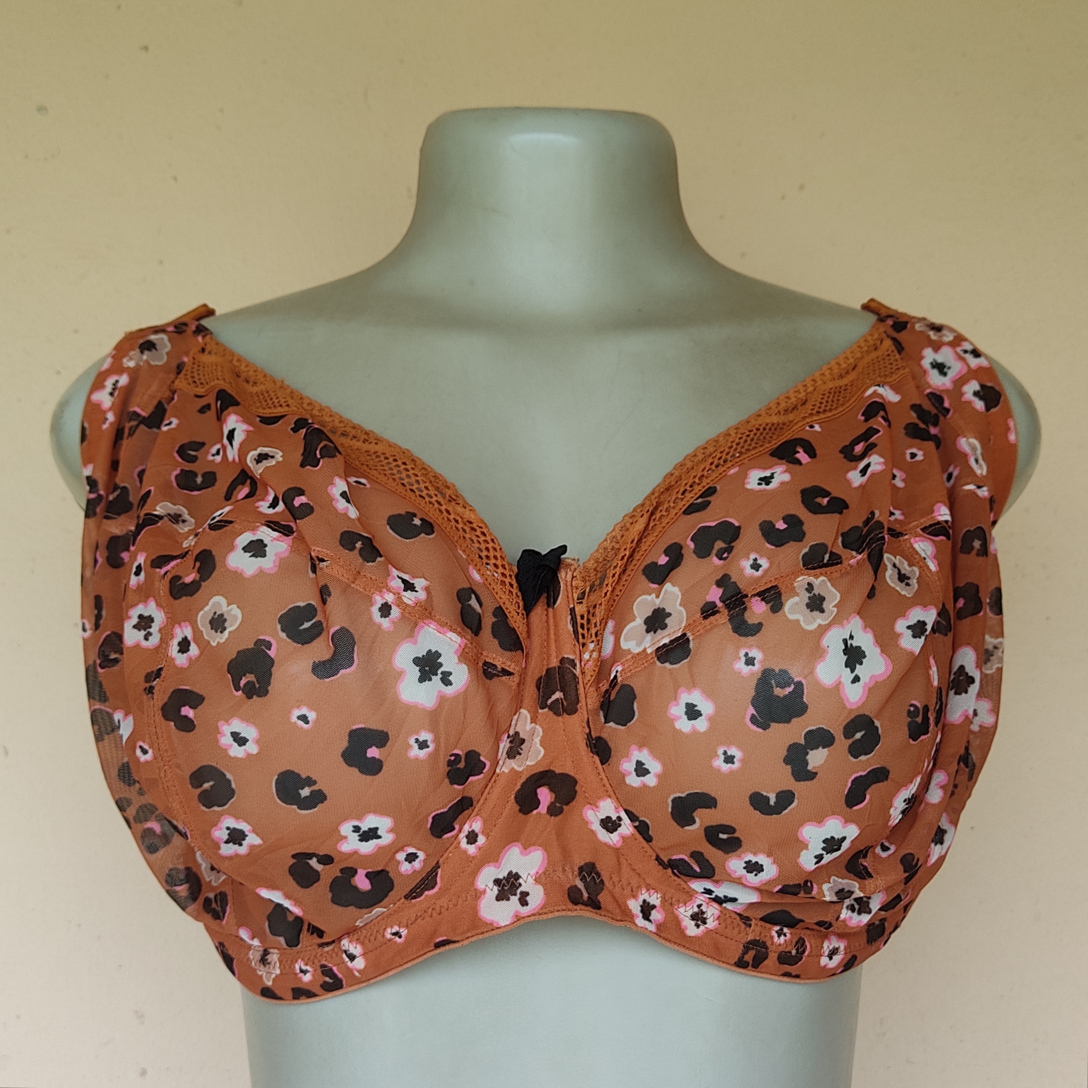 40GG - M and S Floral Non Padded Bra