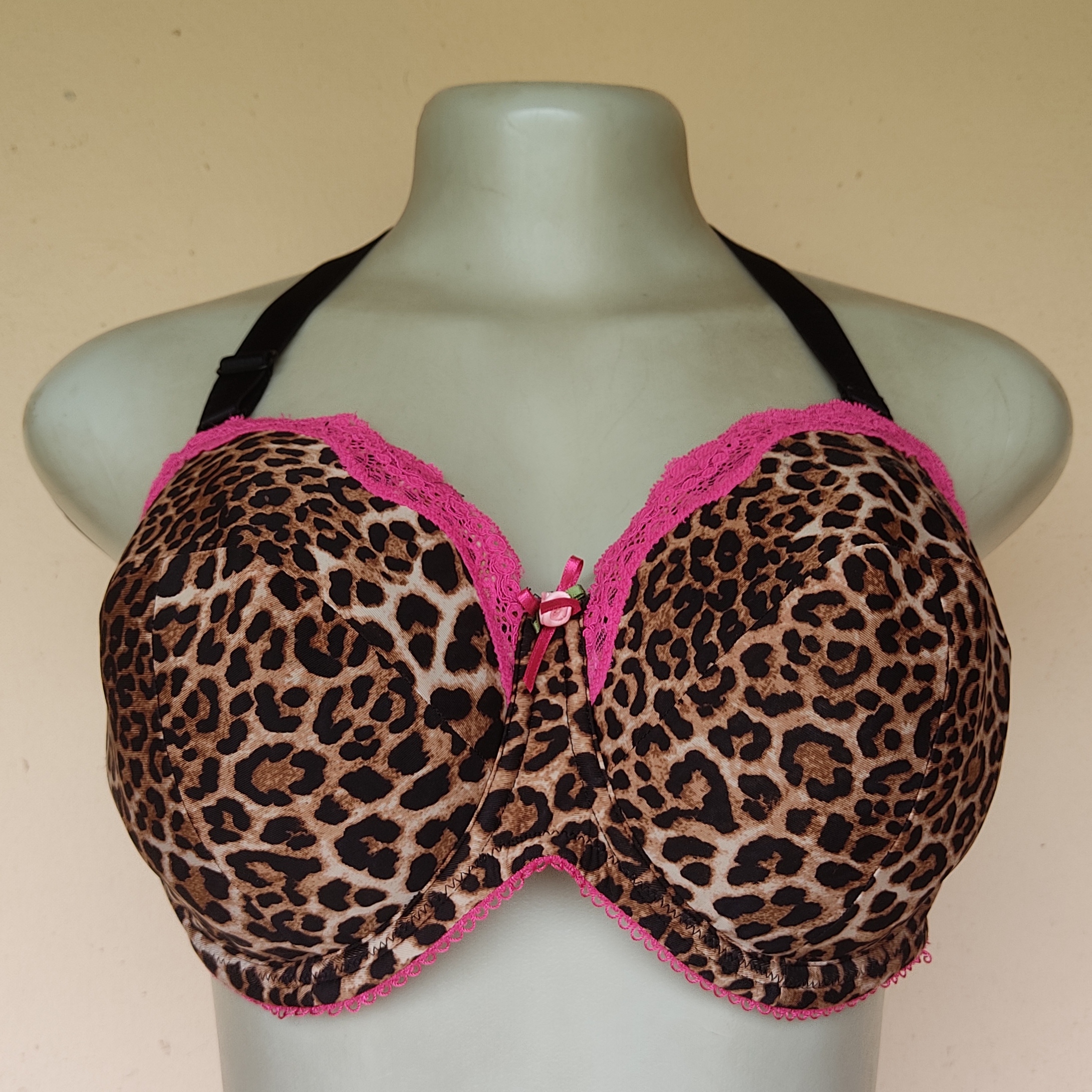 40DD - Ceriso Animal Print Balconette Light Padded Bra