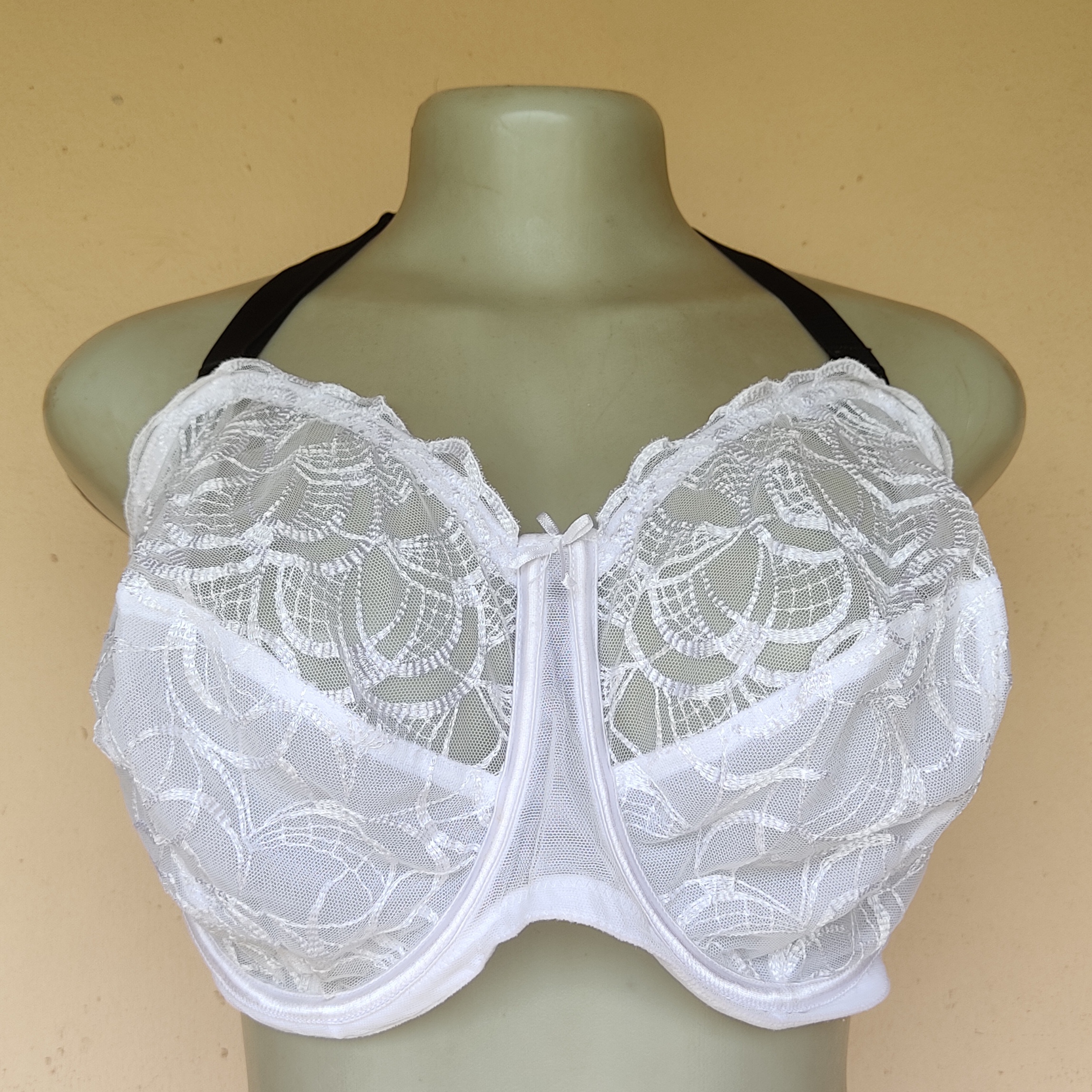 44F - M and S White Balconette Non Padded Bra