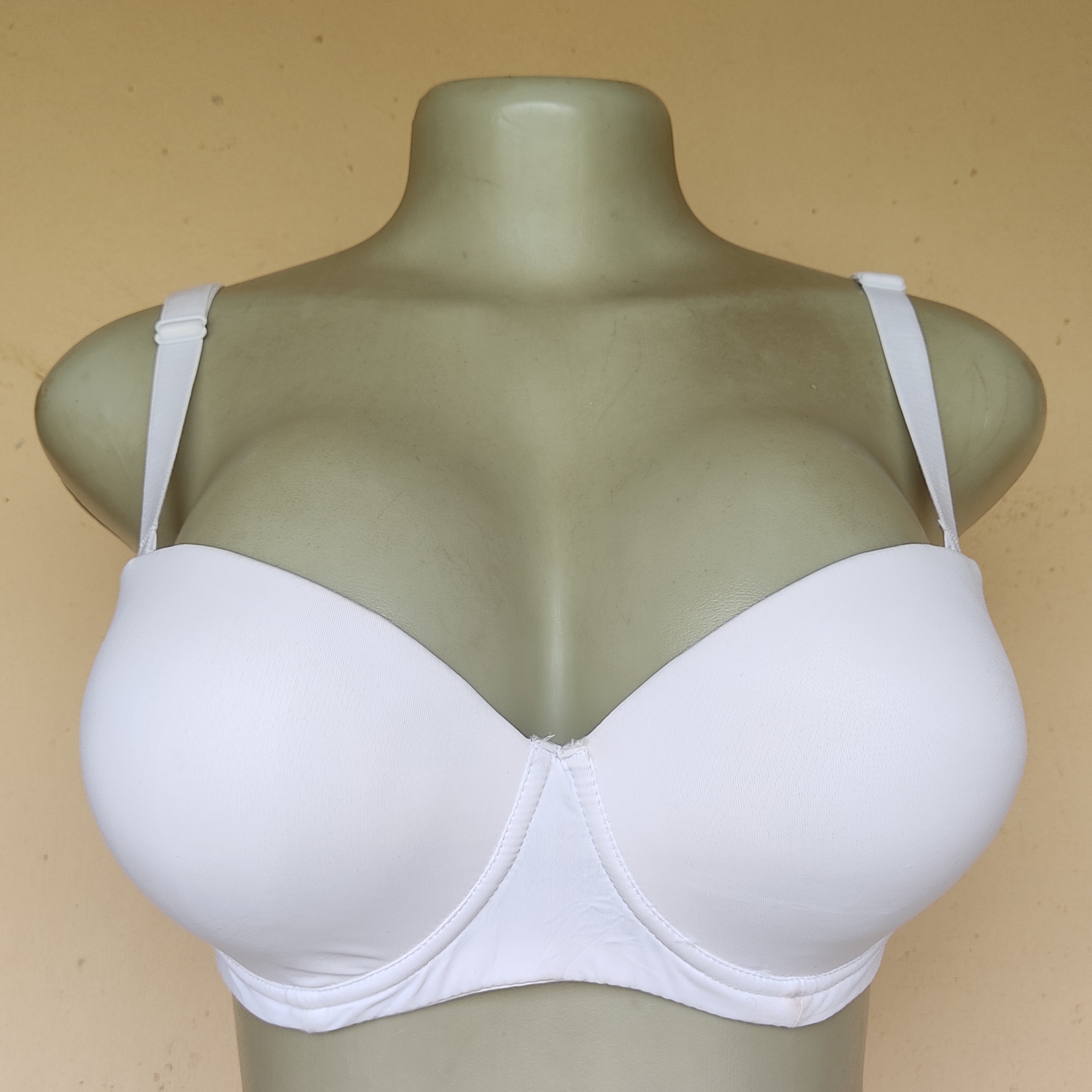 36D - Peacock White Double Padded Balconette Bra(Brand New)