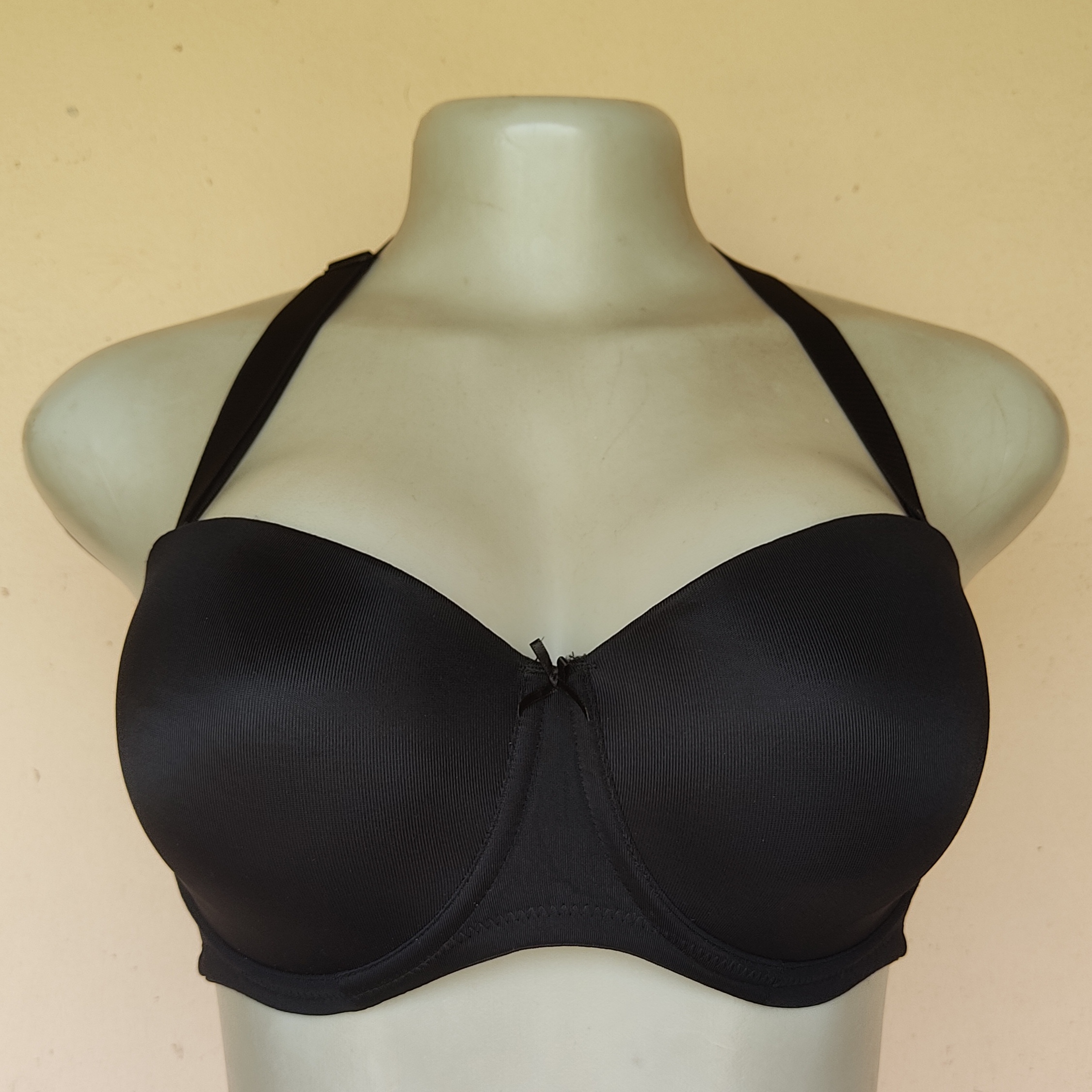38B - M and S Black Balconette Light Padded Bra