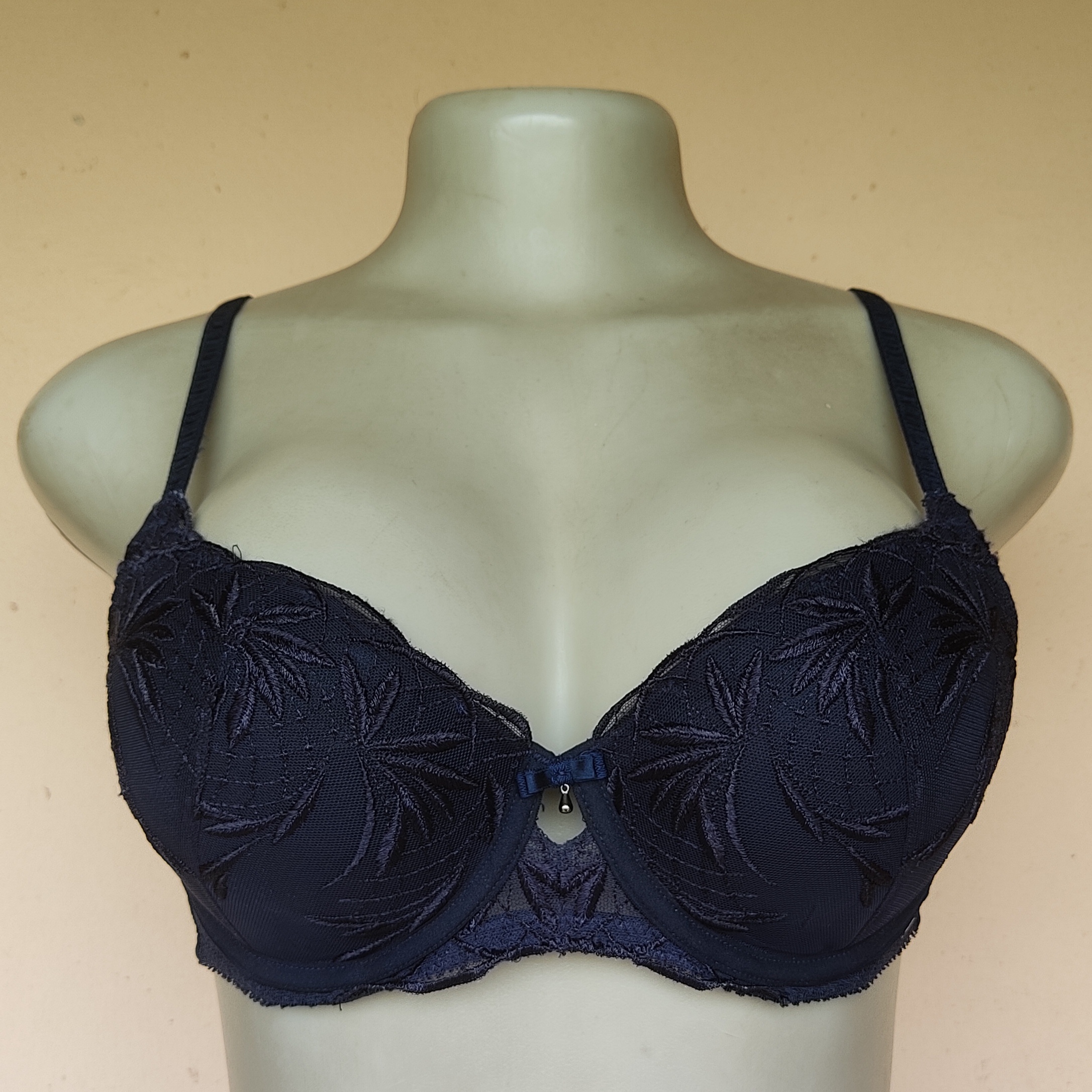 36B - M and S Navy Blue Light Padded Bra