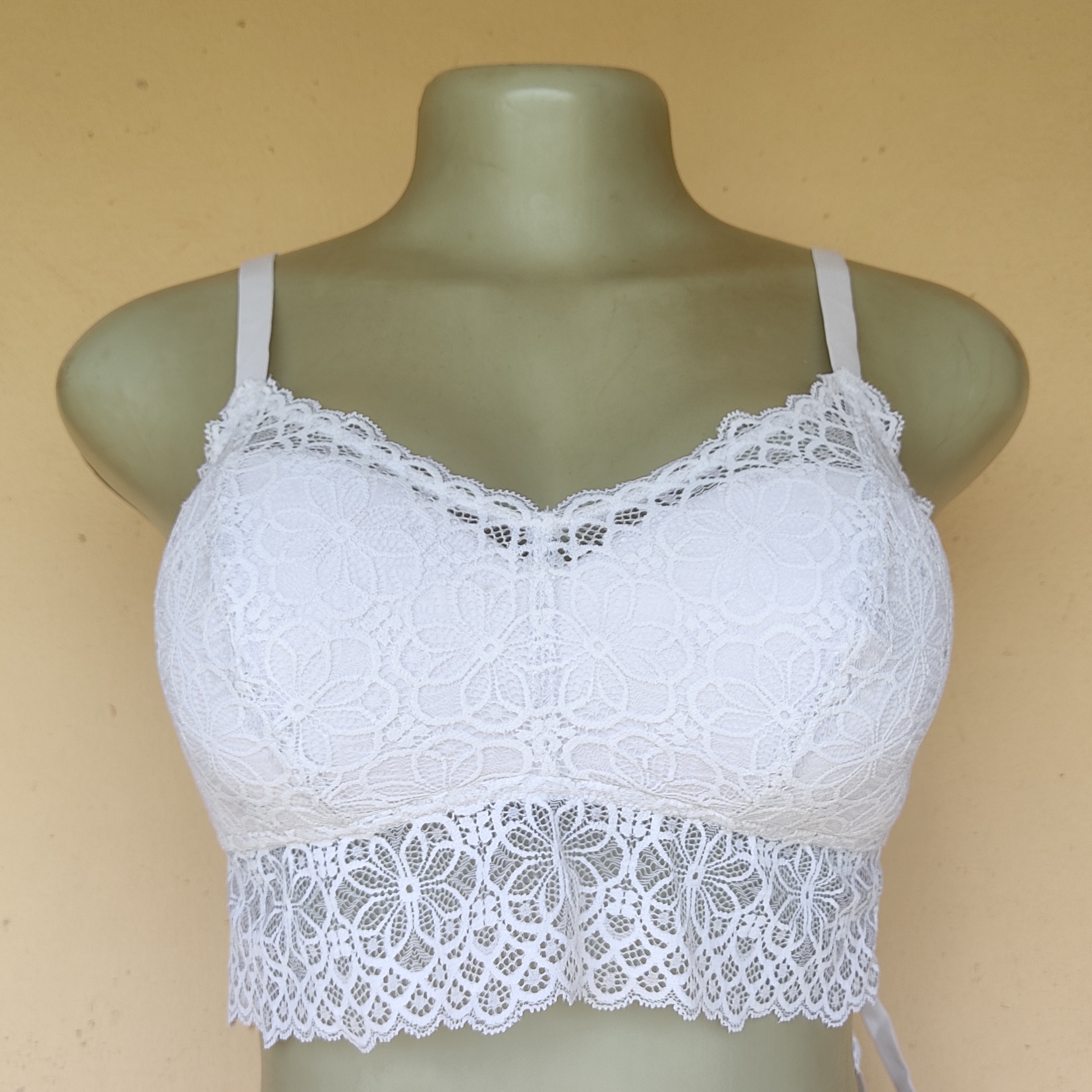 UK 12 - TU White Bralette