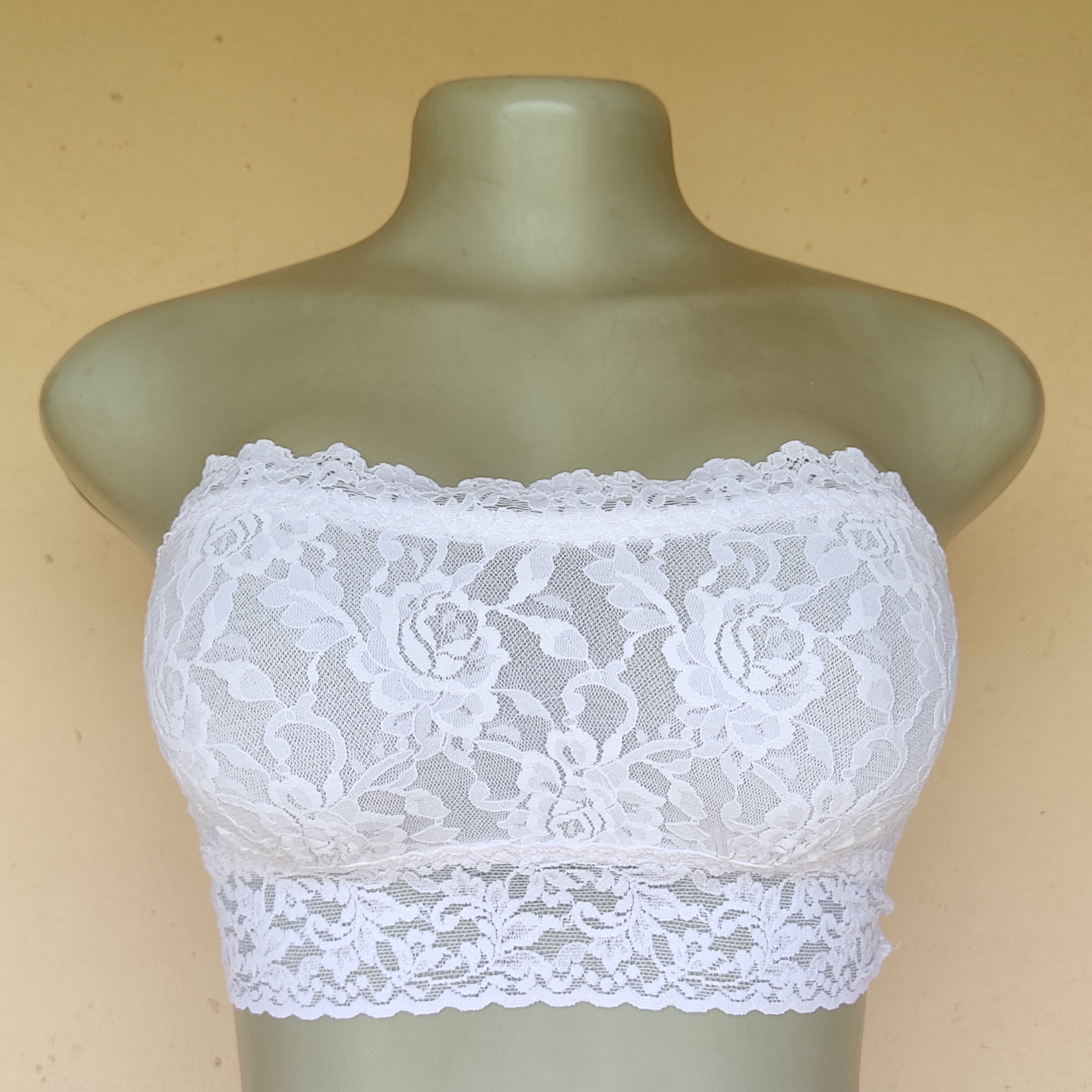 UK 8 - Hanky Panky White Tube Bralette