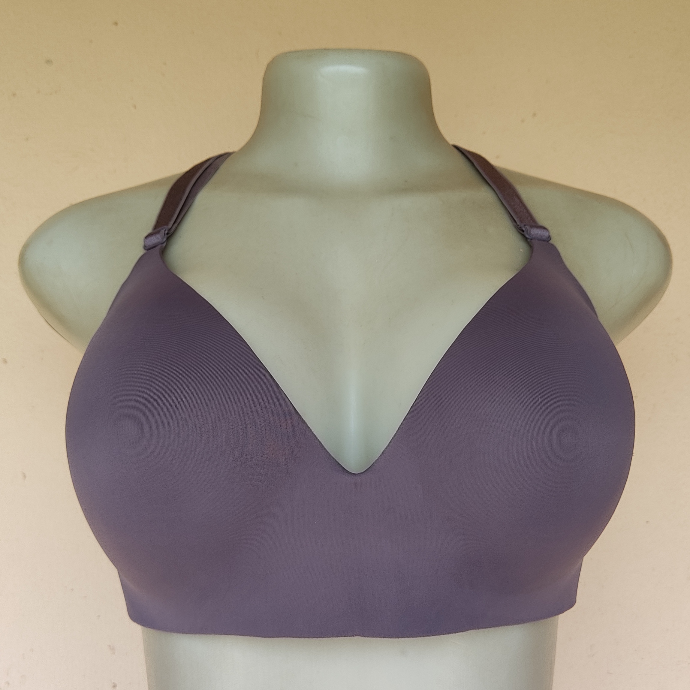 36DD - Victoria`s Secret Grey Cross Back Non Wired Bra
