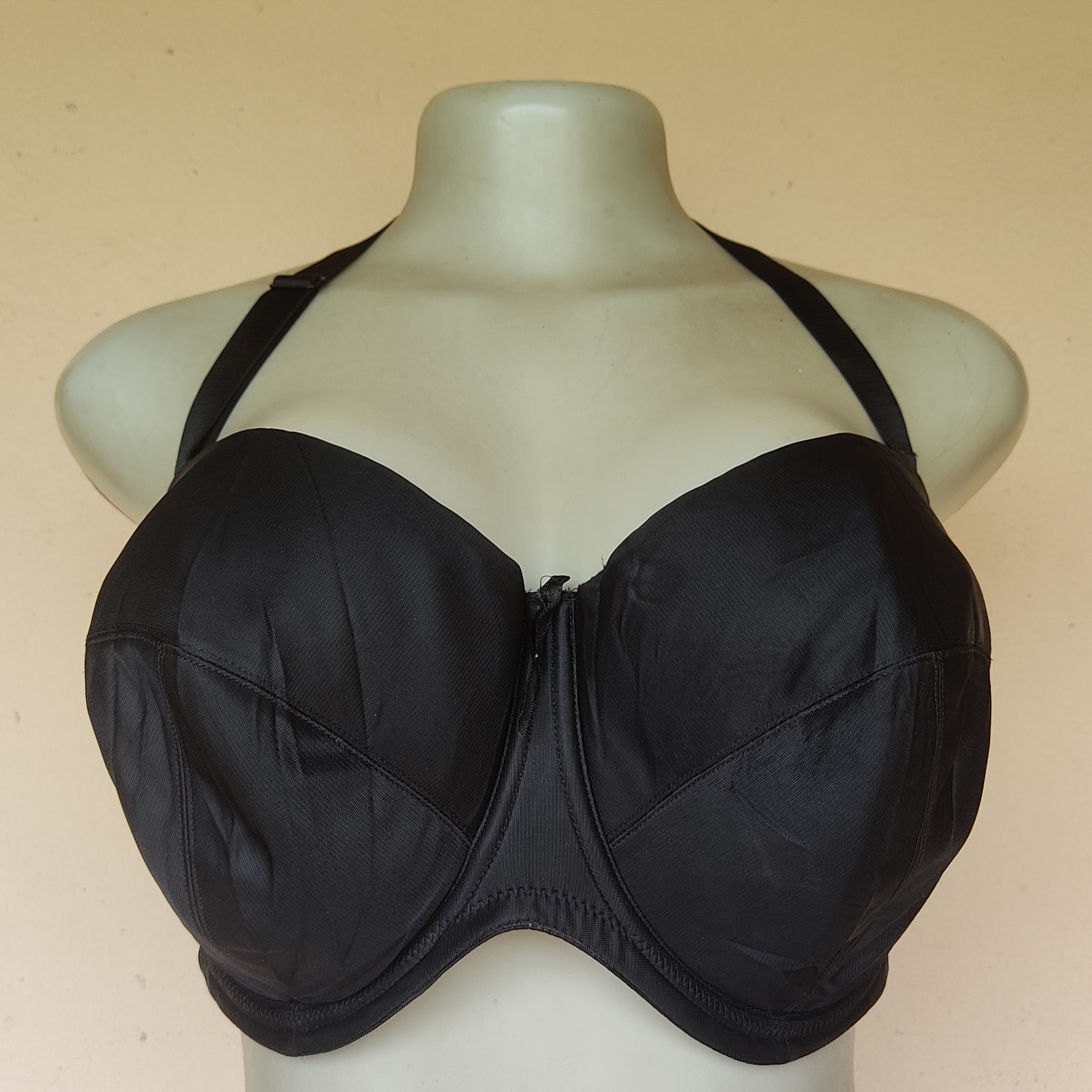 32H–  Panache  Black Balconette  Light Padded Bra