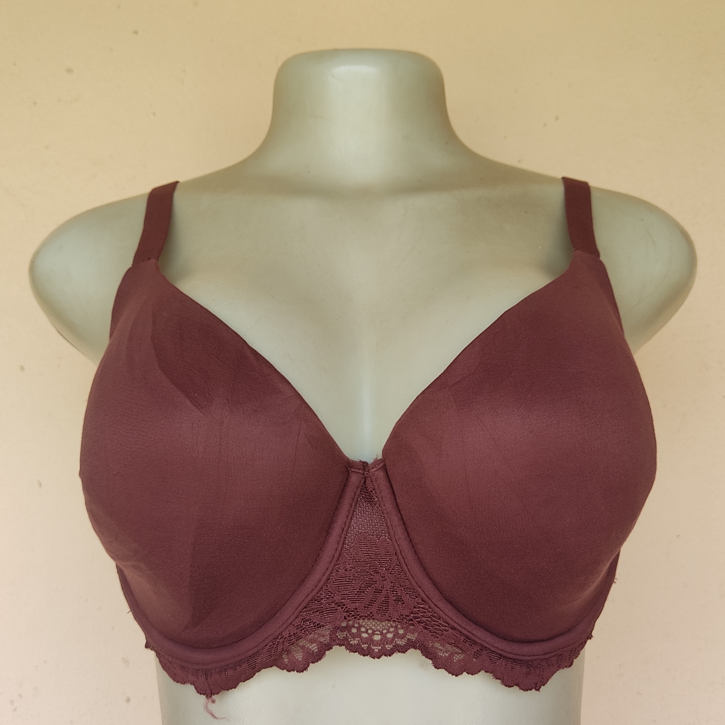 36DD- George Chocolate Brown Light Padded Bra
