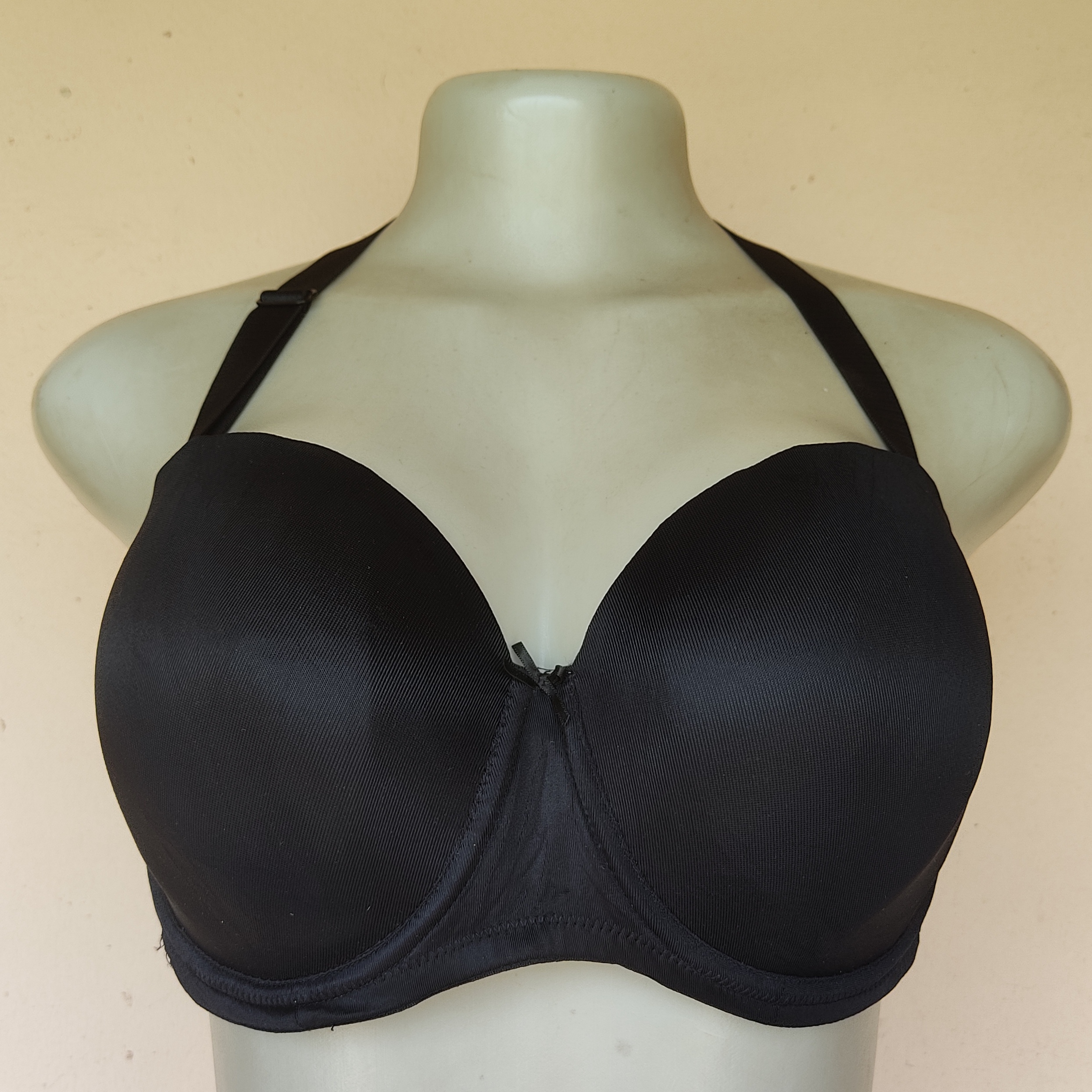 38D- M and S Black Balconette Light Padded Bra