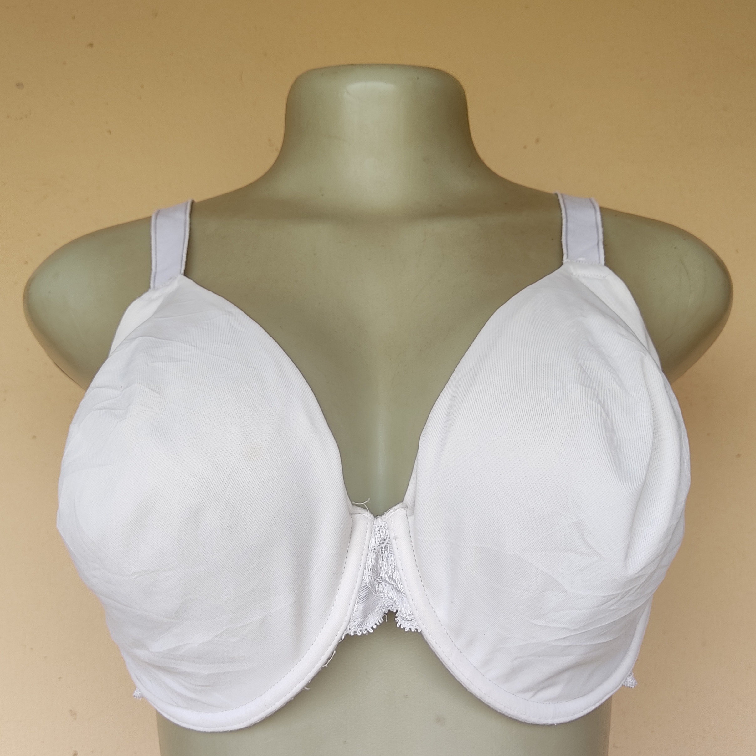 36F- M and S White Non Padded Bra