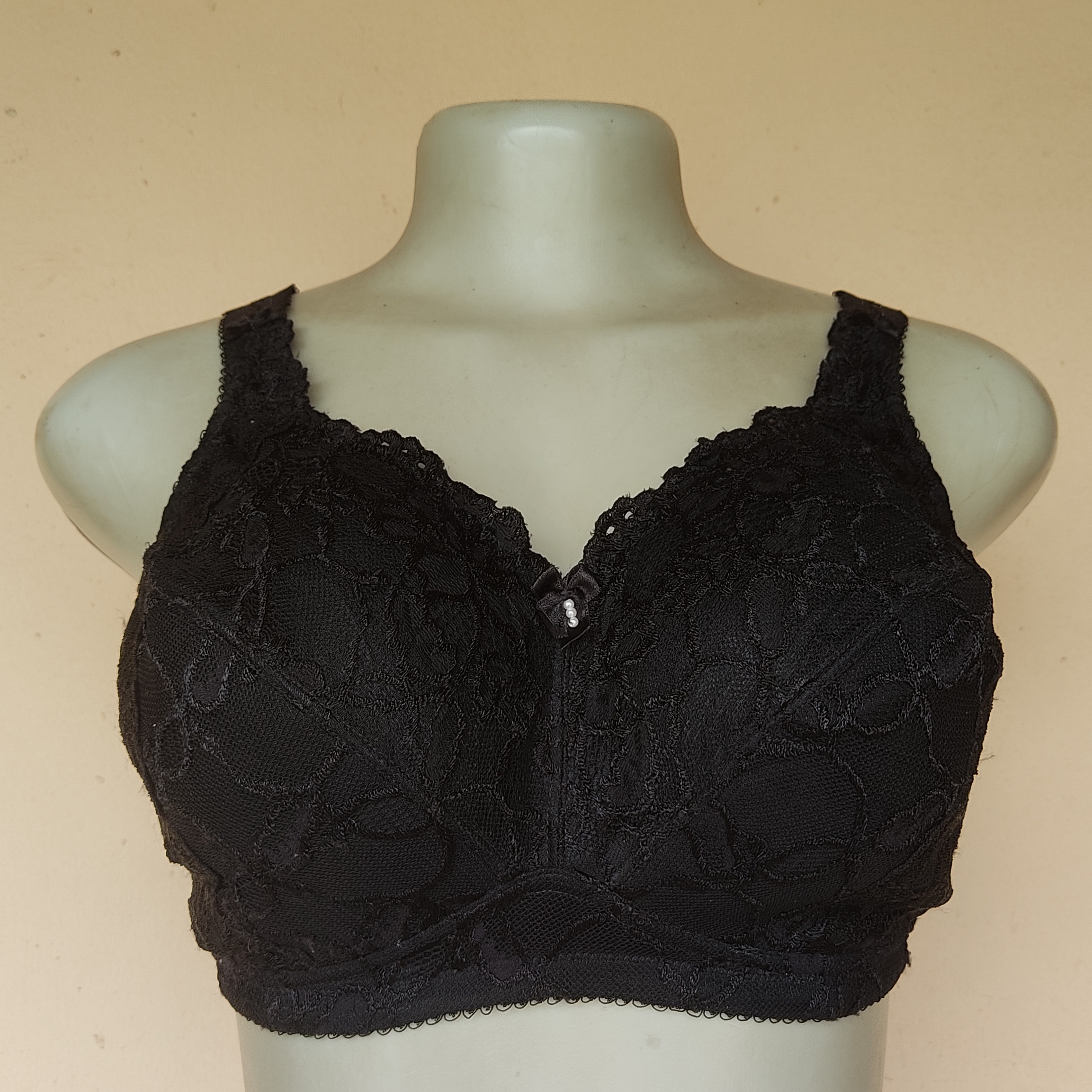 40D- Marks And Spencer Black Non Wired Non Padded Bra