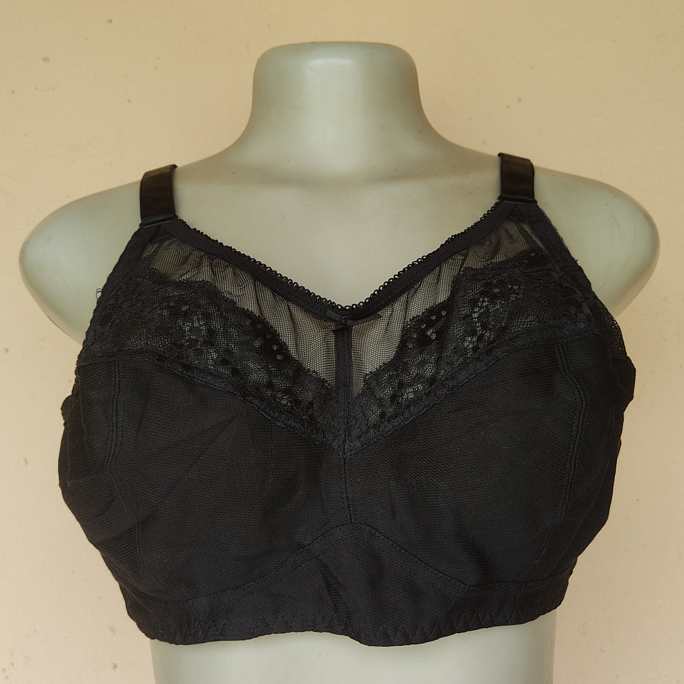 42DD- George Black Non Wired Non Padded Bra