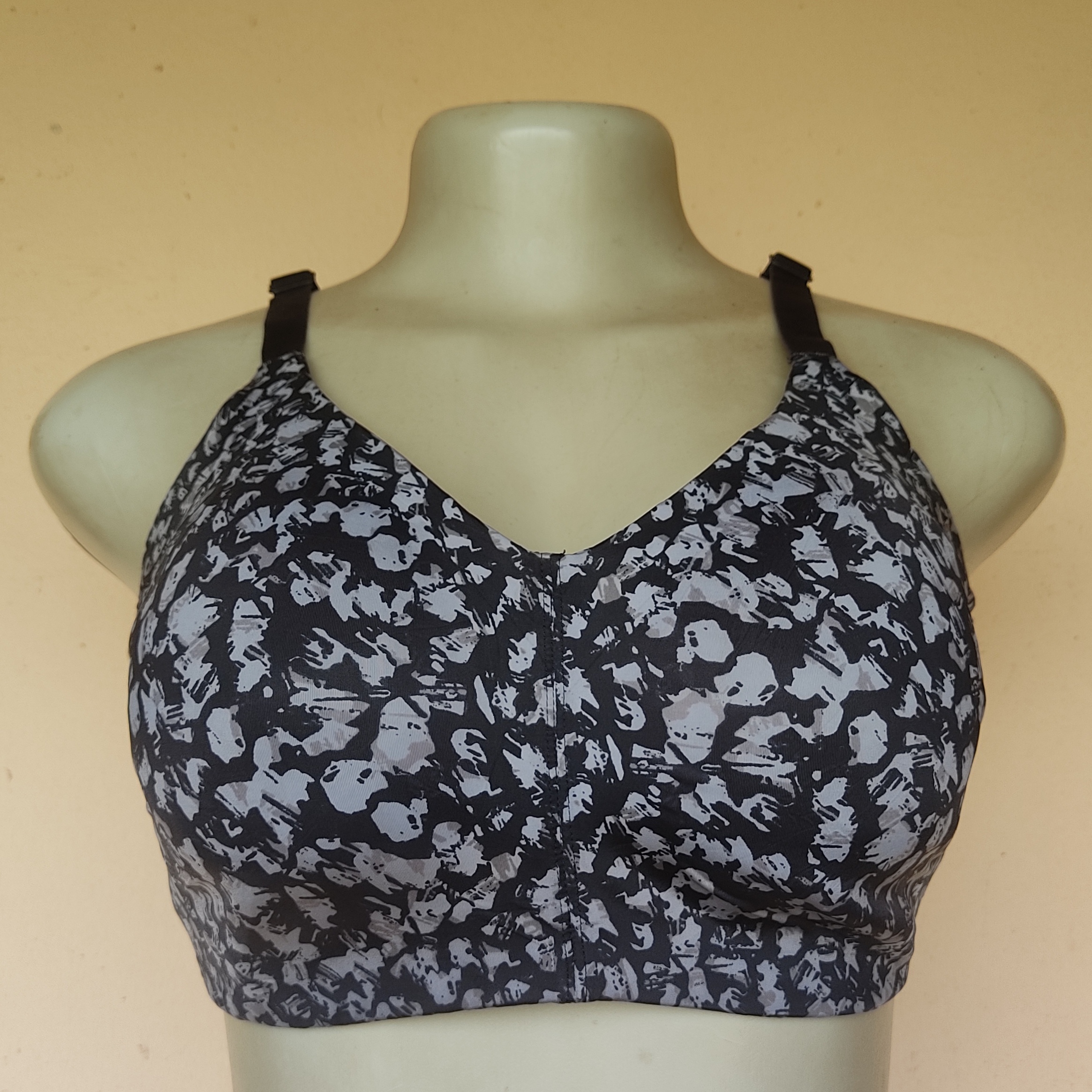40D- M And S Print Non Wired Non Padded Bra