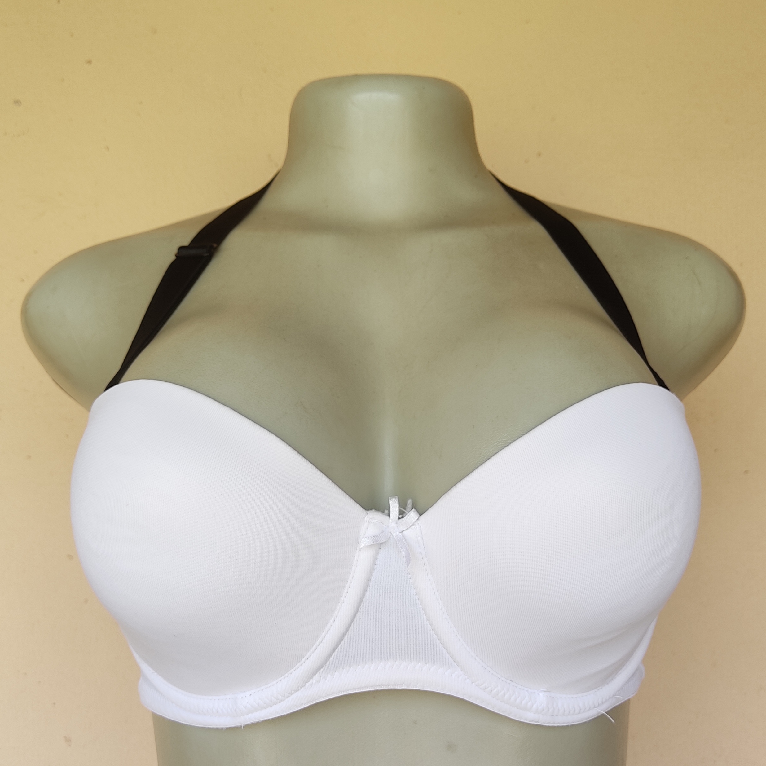 32D- M And S Balconette White Light Padded Bra