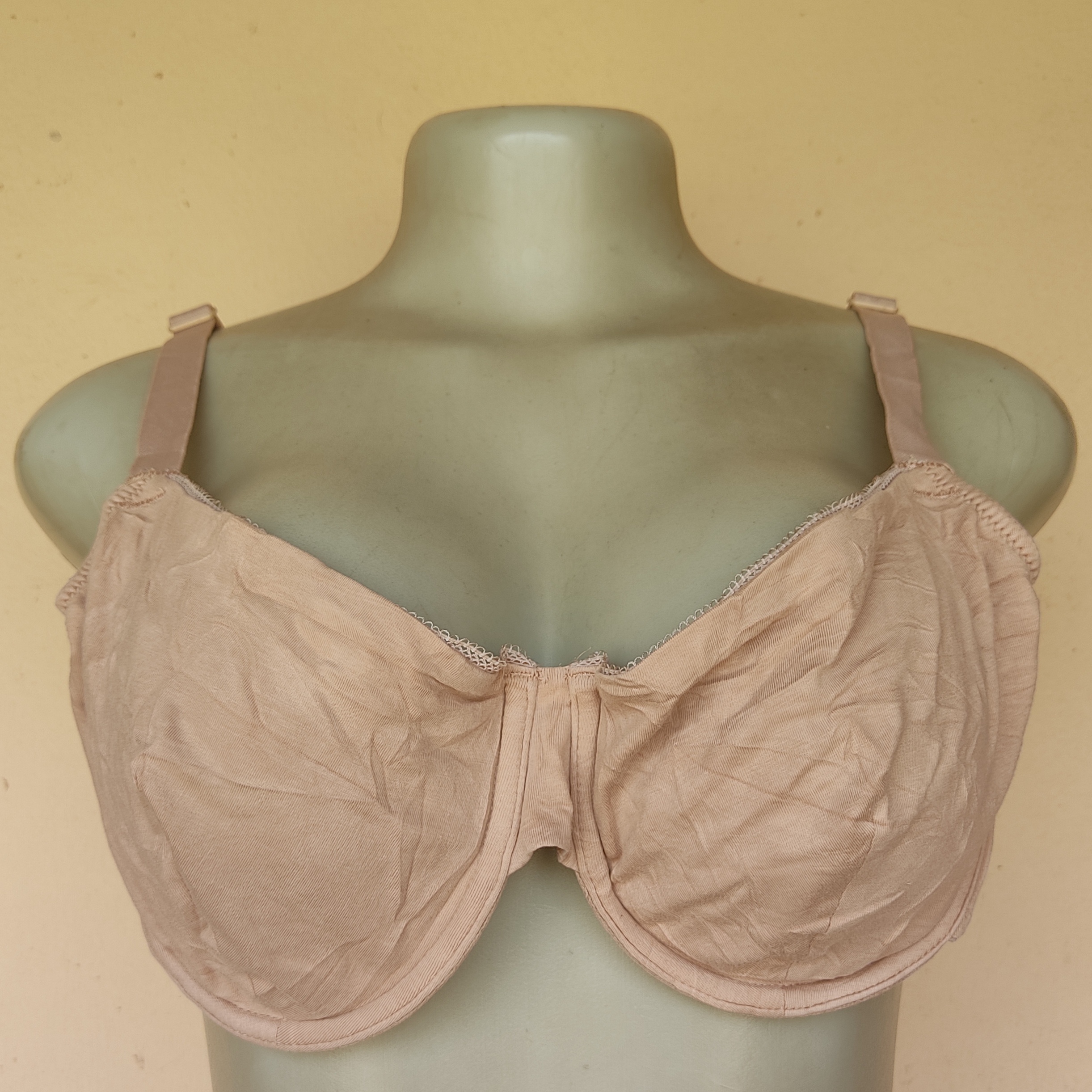 42B- M and S Brown Cotton  Non Padded Bra