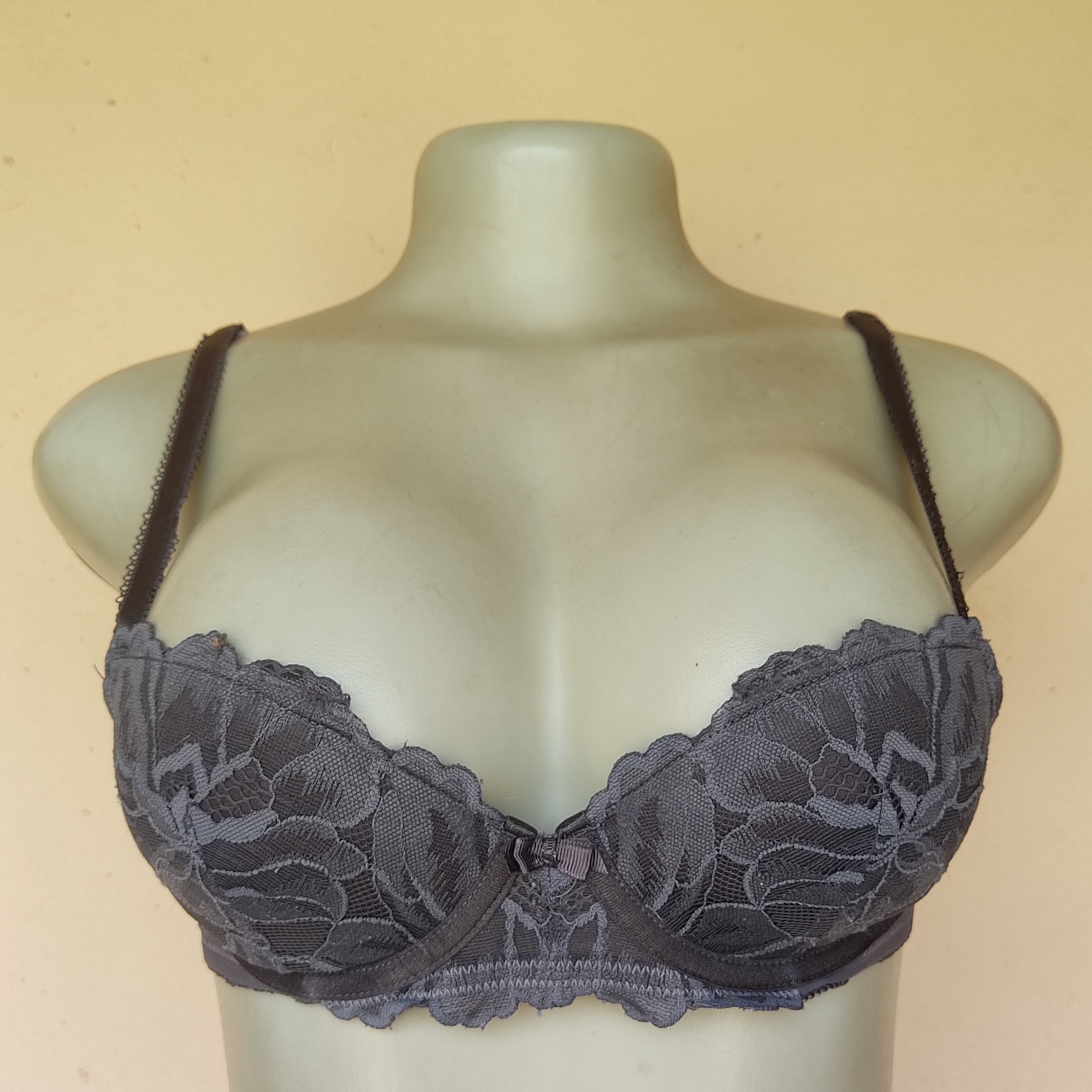 34A- Unbranded Grey Light Padded Bra