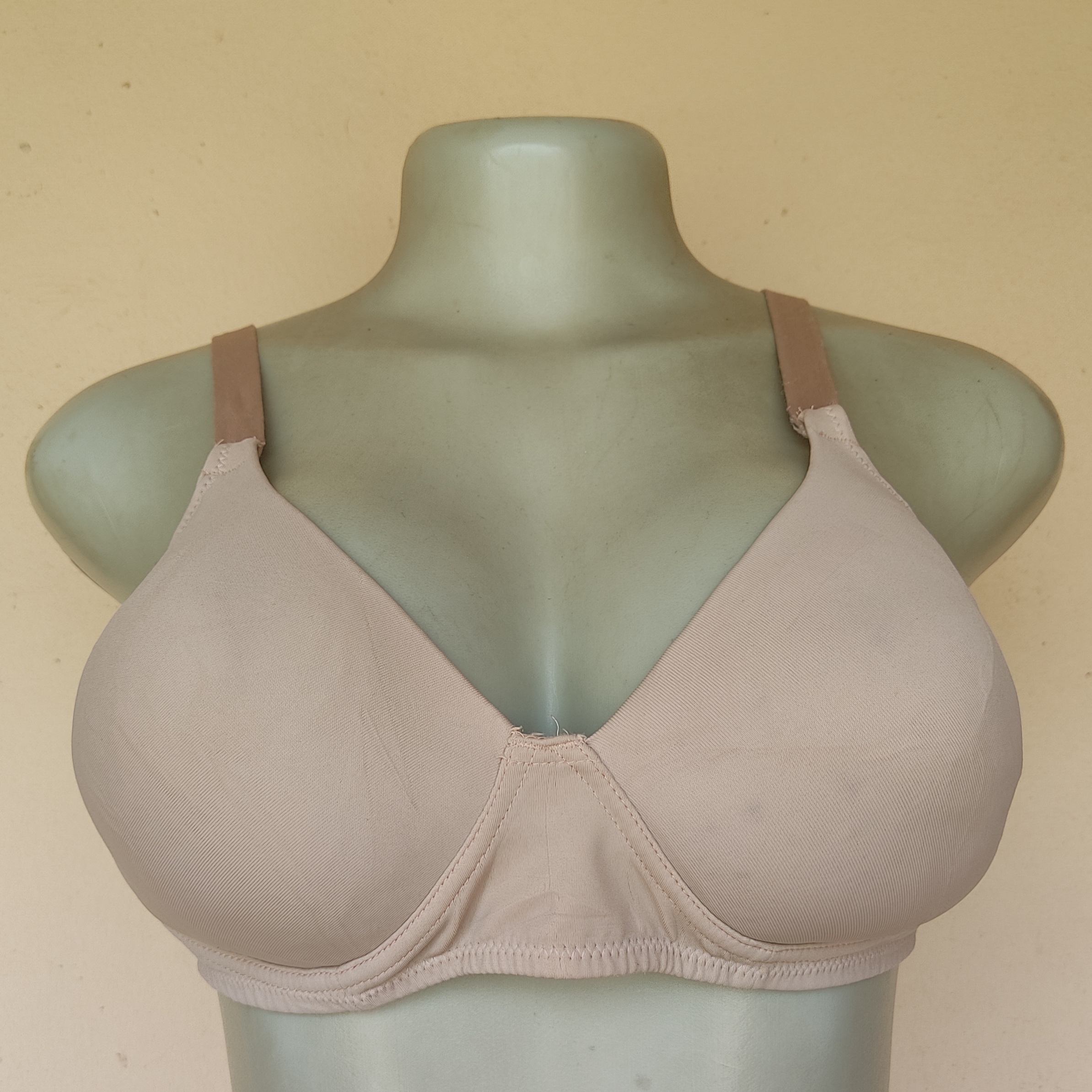 34D- Unbranded Brown Non Wired Bra