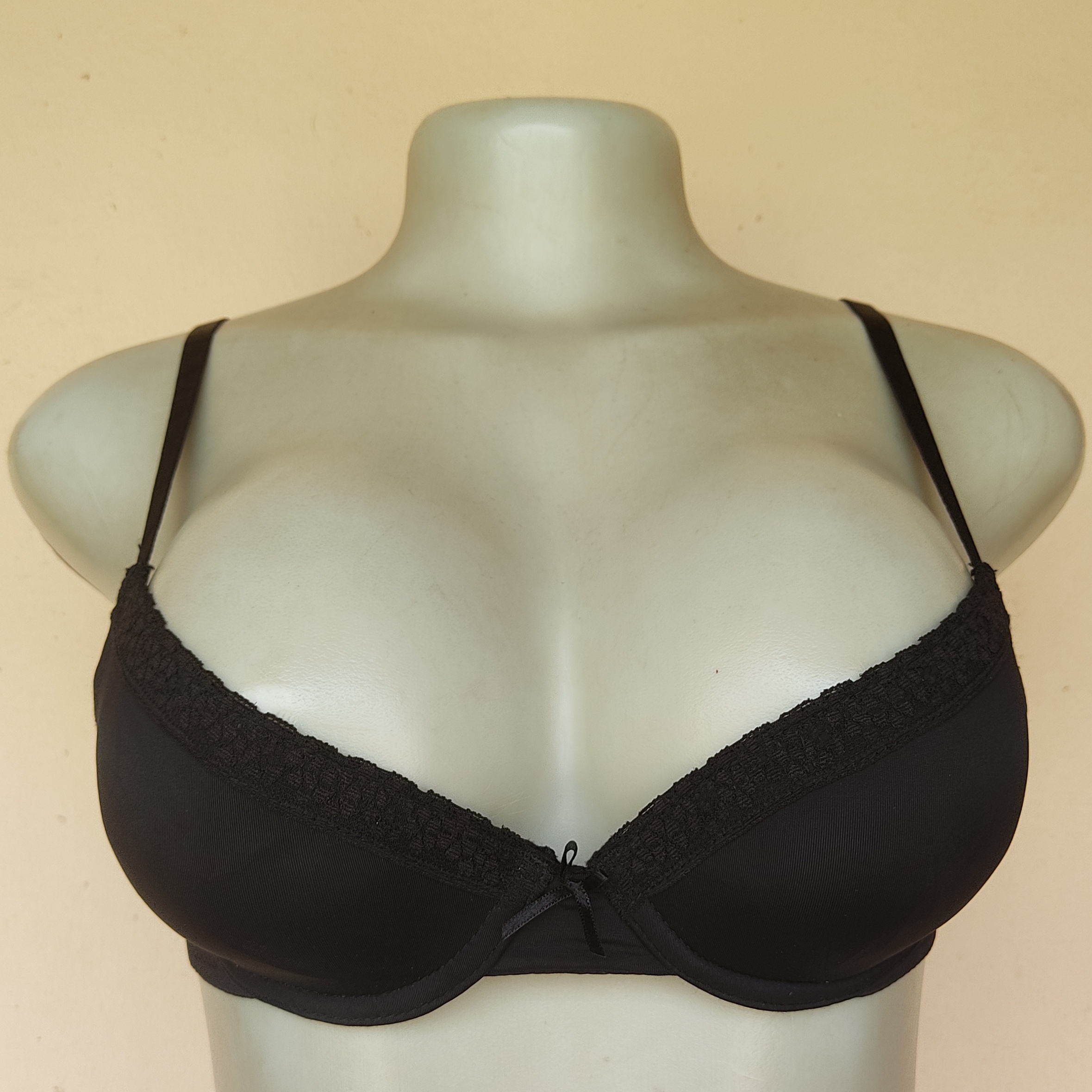 34A- Secret Possessions Black Light Padded Bra